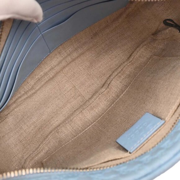 Gucci Light Blue Micro Guccissima Crossbody Bag 449413 213317 115939 - Picture 7 of 10